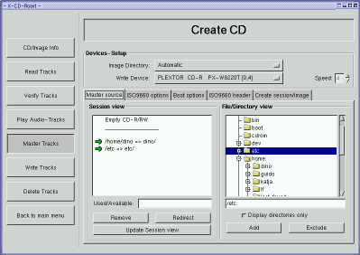 [xcdroast Master CD]